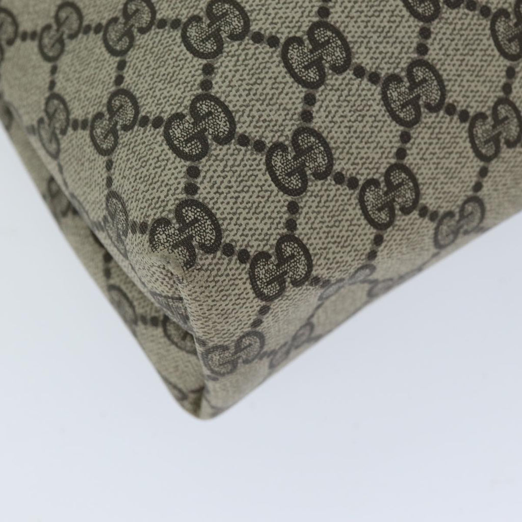 GUCCI GG Supreme Web Sherry Line Tote Bag Beige Red Green 001 080 494 73985
