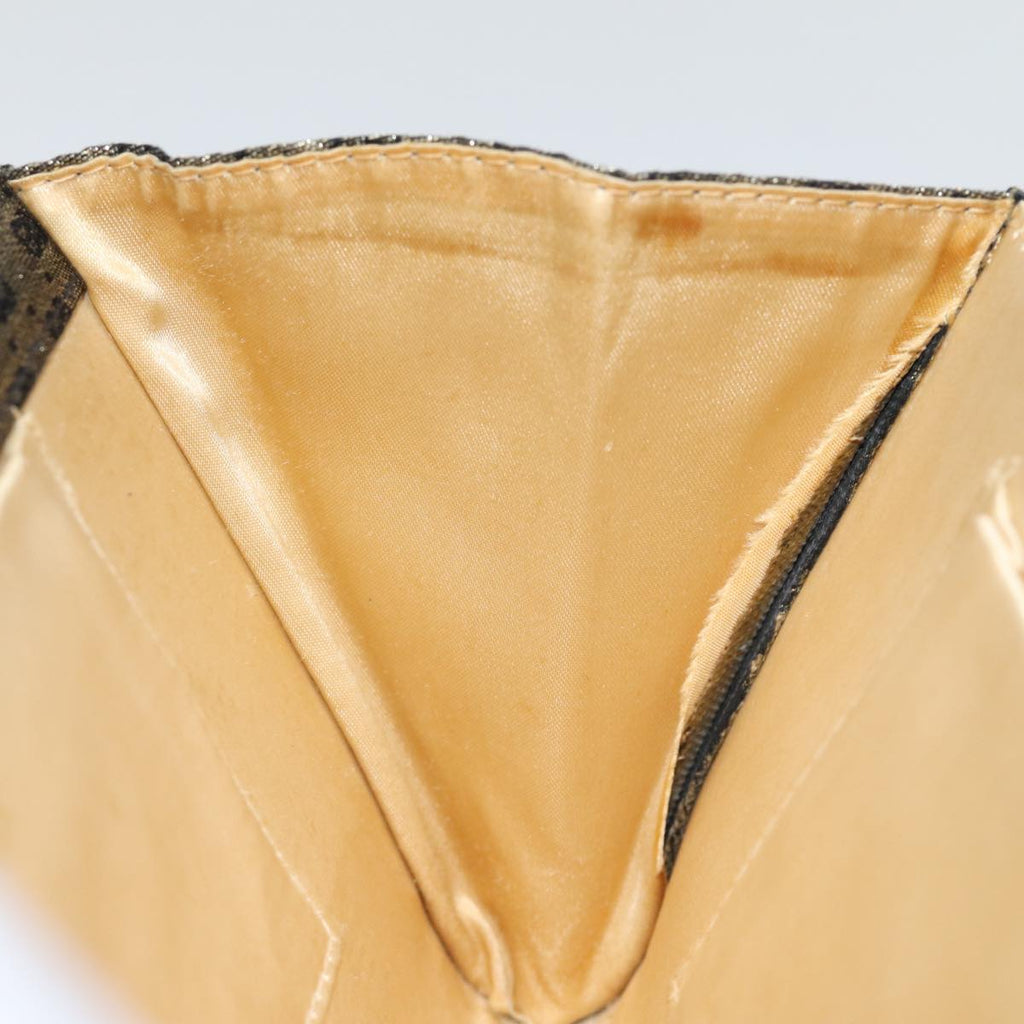 GUCCI Micro GG Canvas Chain Shoulder Bag Gold 73994