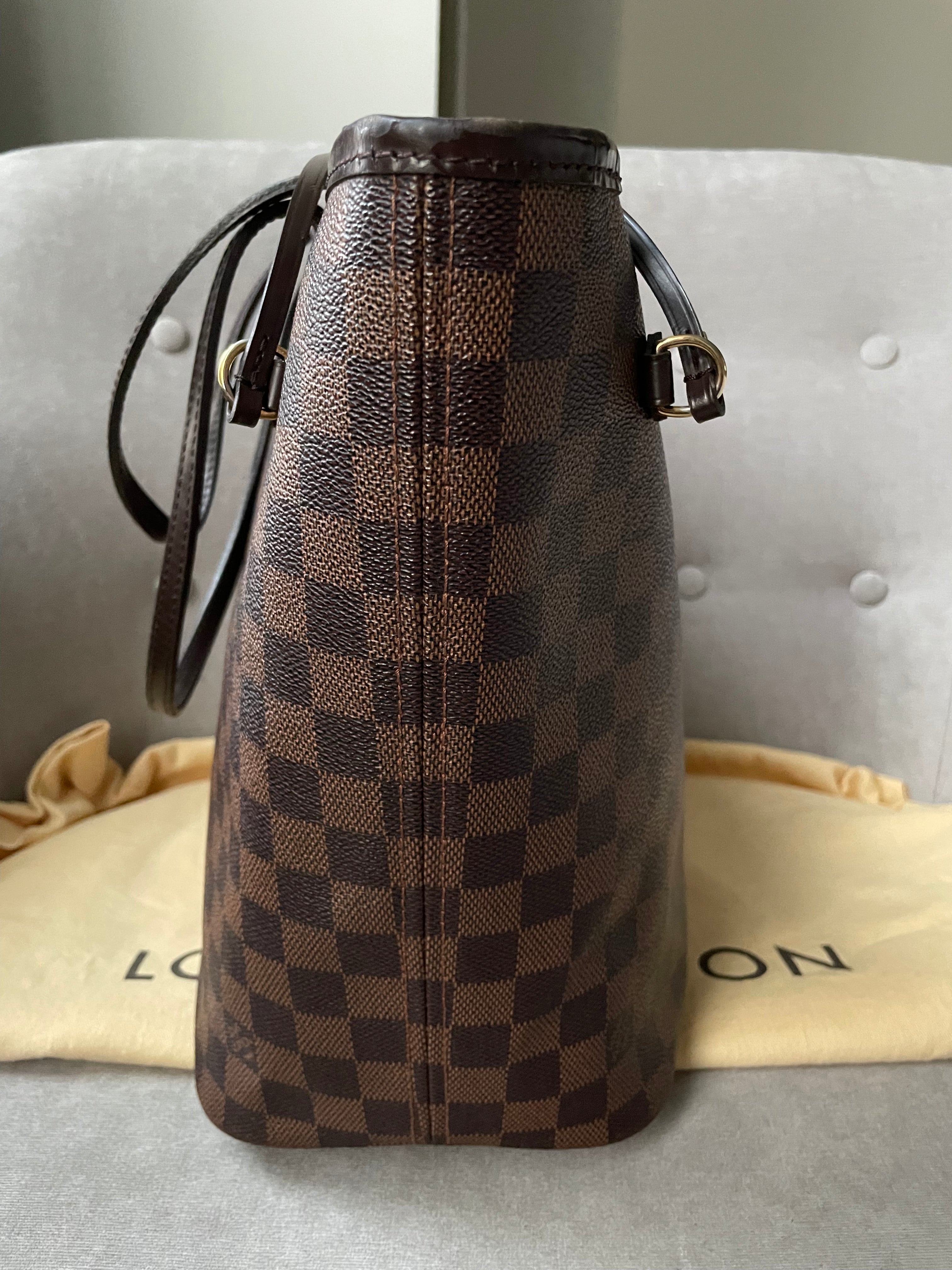 Louis Vuitton Neverfull MM Damier Ebene Cherry Interior (RRP £1,410)