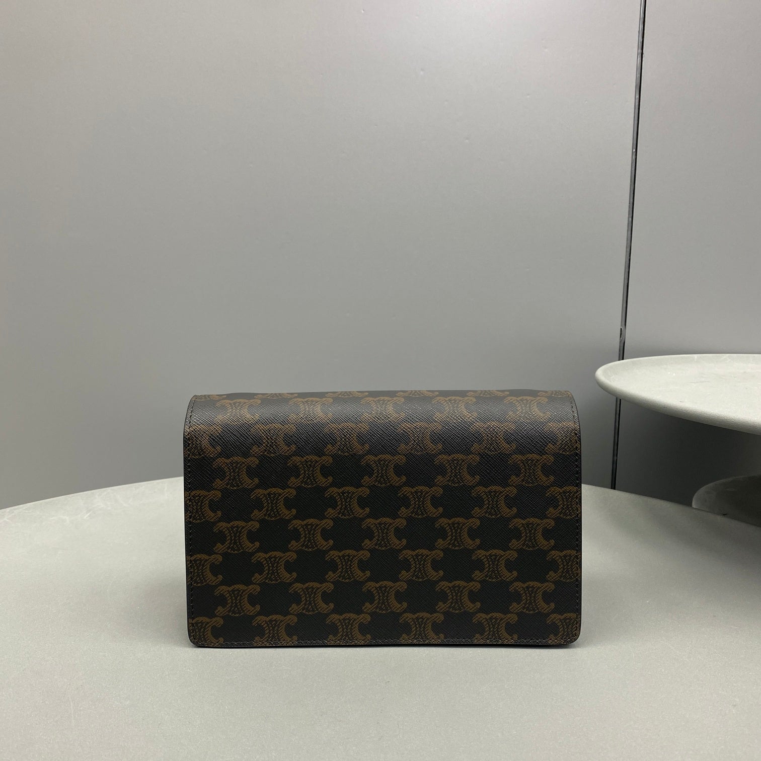 GLAMI Wallet On Strap In Triomphe Canvas Brown For Women 8in/20cm 10D852CG9.04LU