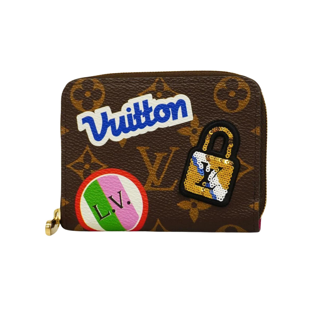 Louis Vuitton Zippy Coin Purse  Canvas Wallet  ()
