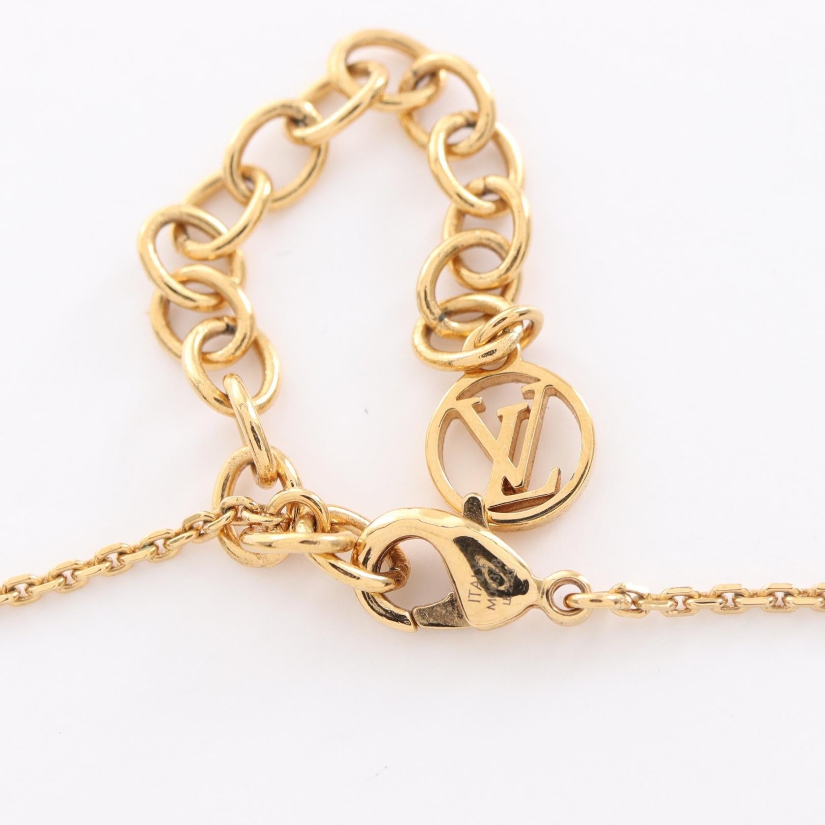 Louis Vuitton Petit Louis Necklace Metal Necklace