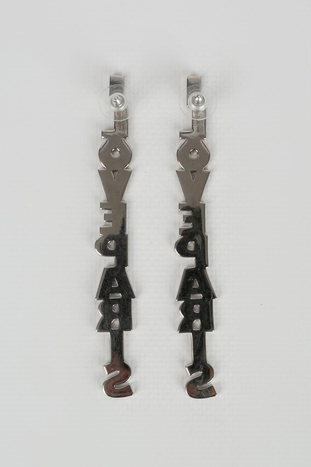 Boucles d'oreilles argentÃƒÆ’Ã‚Â©es Balenciaga