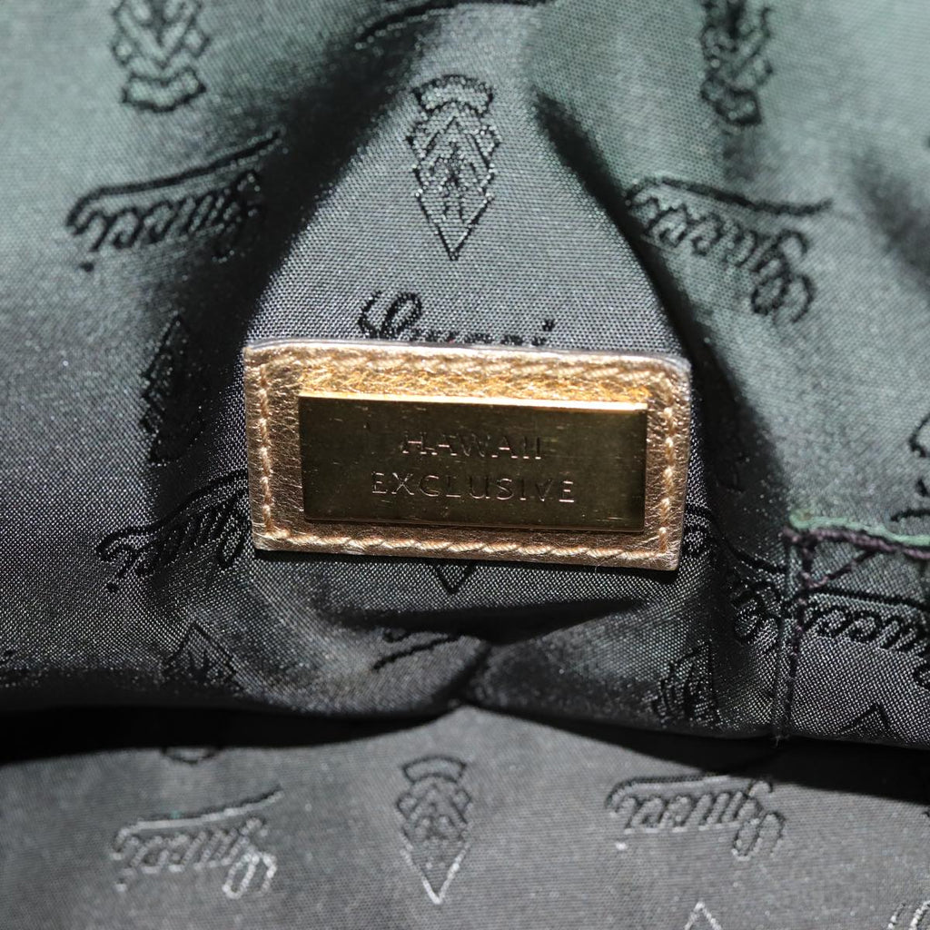 GUCCI Hand Bag Enamel Bronze 207297 74097