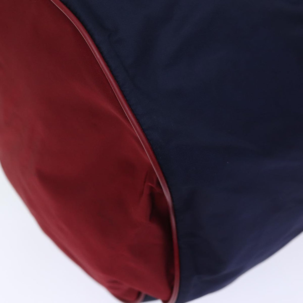 GUCCI Boston Bag Nylon Navy Red Green 189655 74103