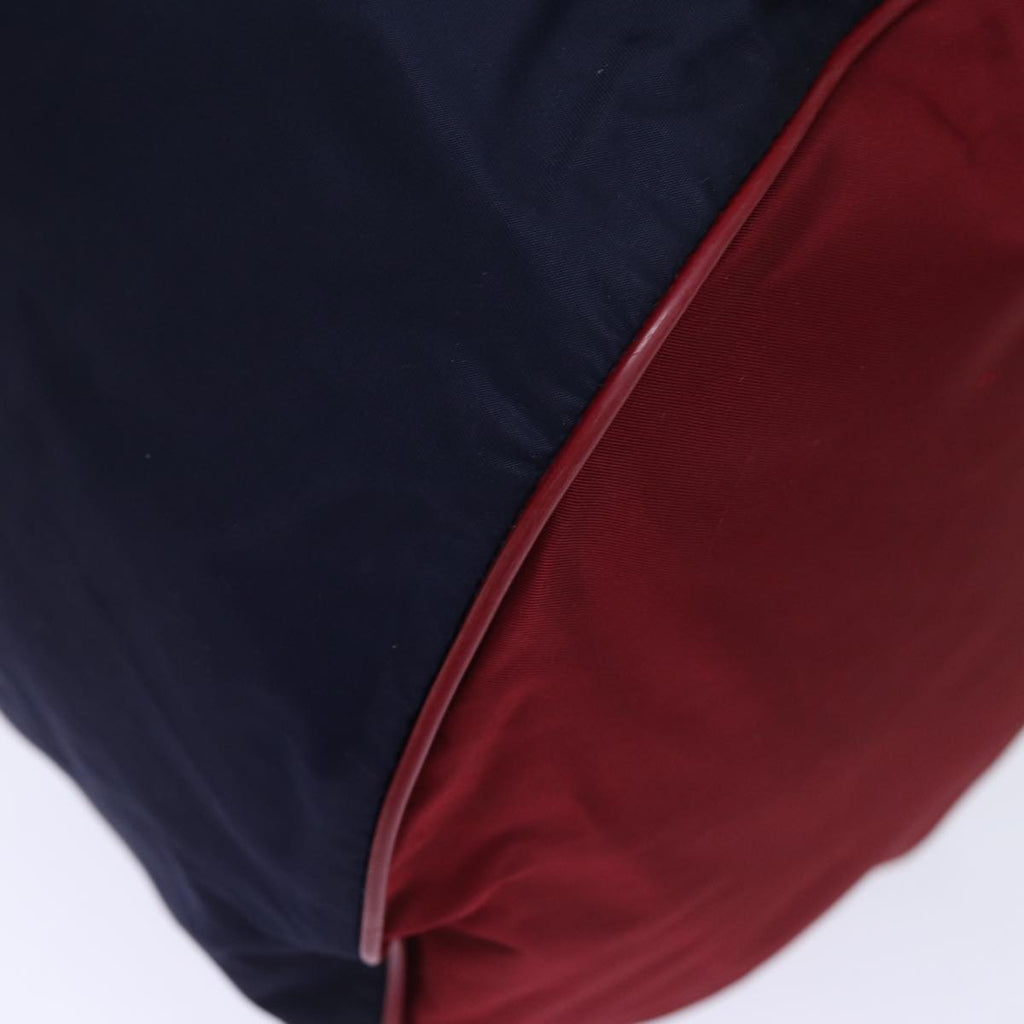 GUCCI Boston Bag Nylon Navy Red Green 189655 74103