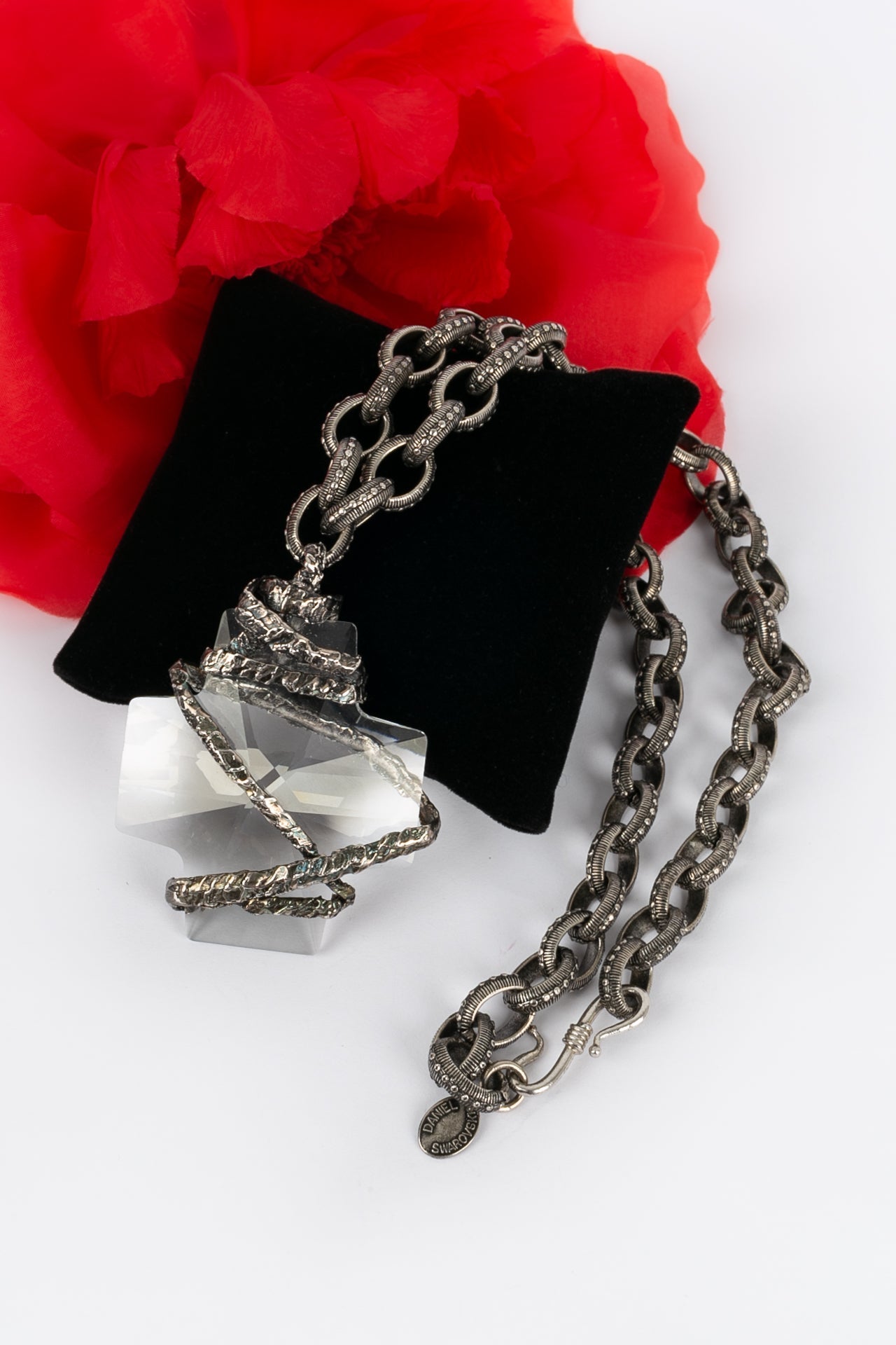 Collier croix Swarovski
