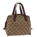 GUCCI GG Canvas Hand Pouch Beige 124542 74207