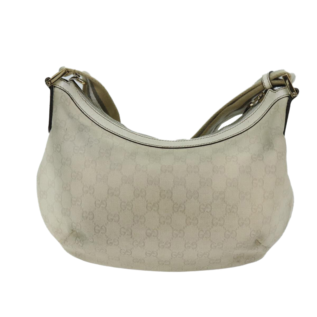 GUCCI GG Canvas Sherry Line Shoulder Bag Green Beige 181092 74209