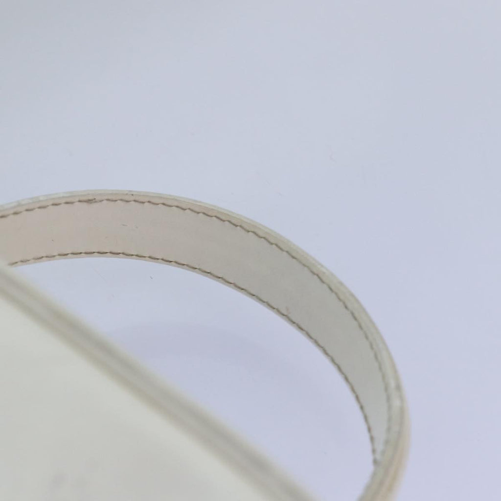 GUCCI Hand Bag Patent leather 2way White 000 270 0323 74229