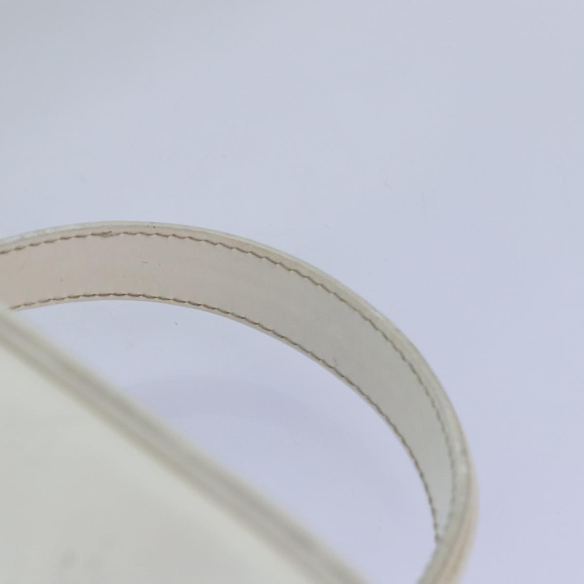 GUCCI Hand Bag Patent leather 2way White 000 270 0323 74229