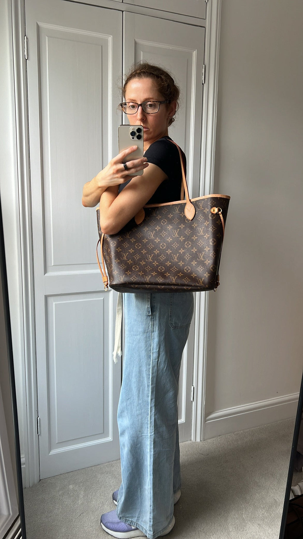Louis Vuitton Neverfull MM Monogram Red (RRP £1,410)