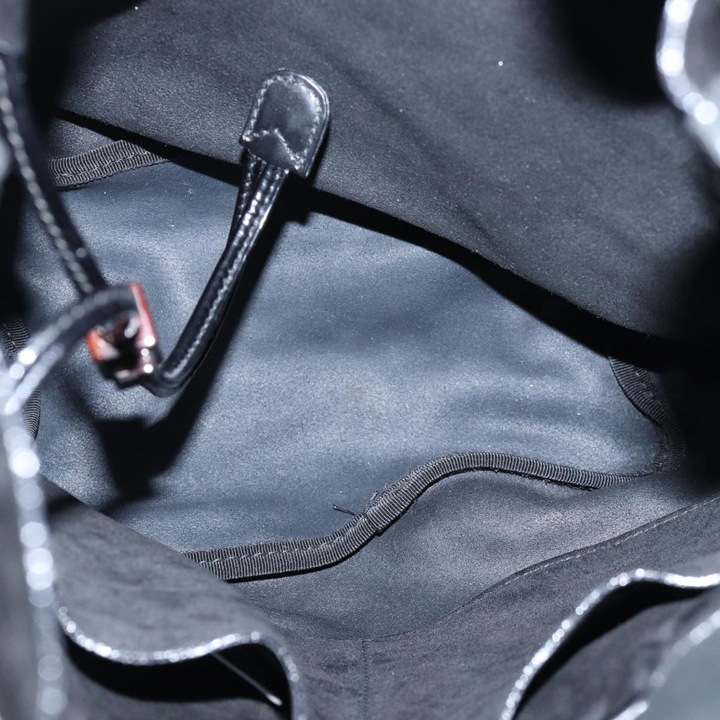 GUCCI Shoulder Bag Suede Black 001 2040 1828 74232