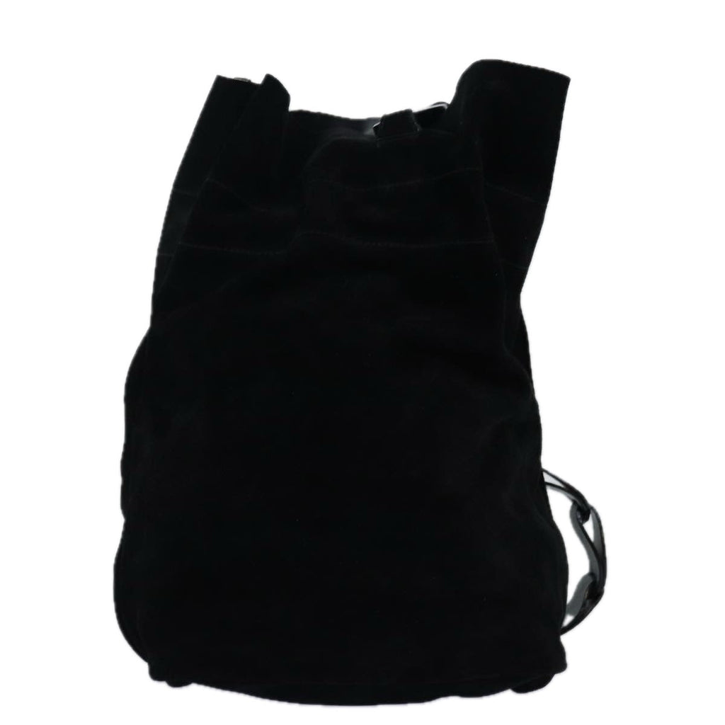 GUCCI Shoulder Bag Suede Black 001 2040 1828 74232