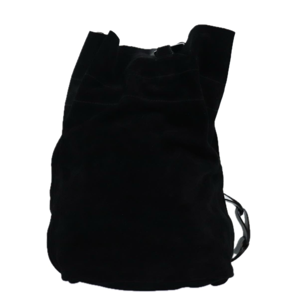 GUCCI Shoulder Bag Suede Black 001 2040 1828 74232