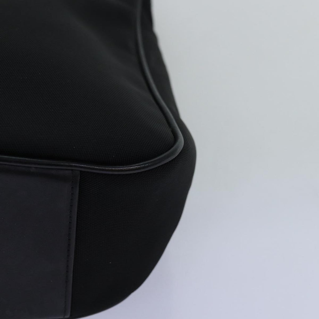 GUCCI Bamboo Hand Bag Nylon Black 001 1638 3444 74233