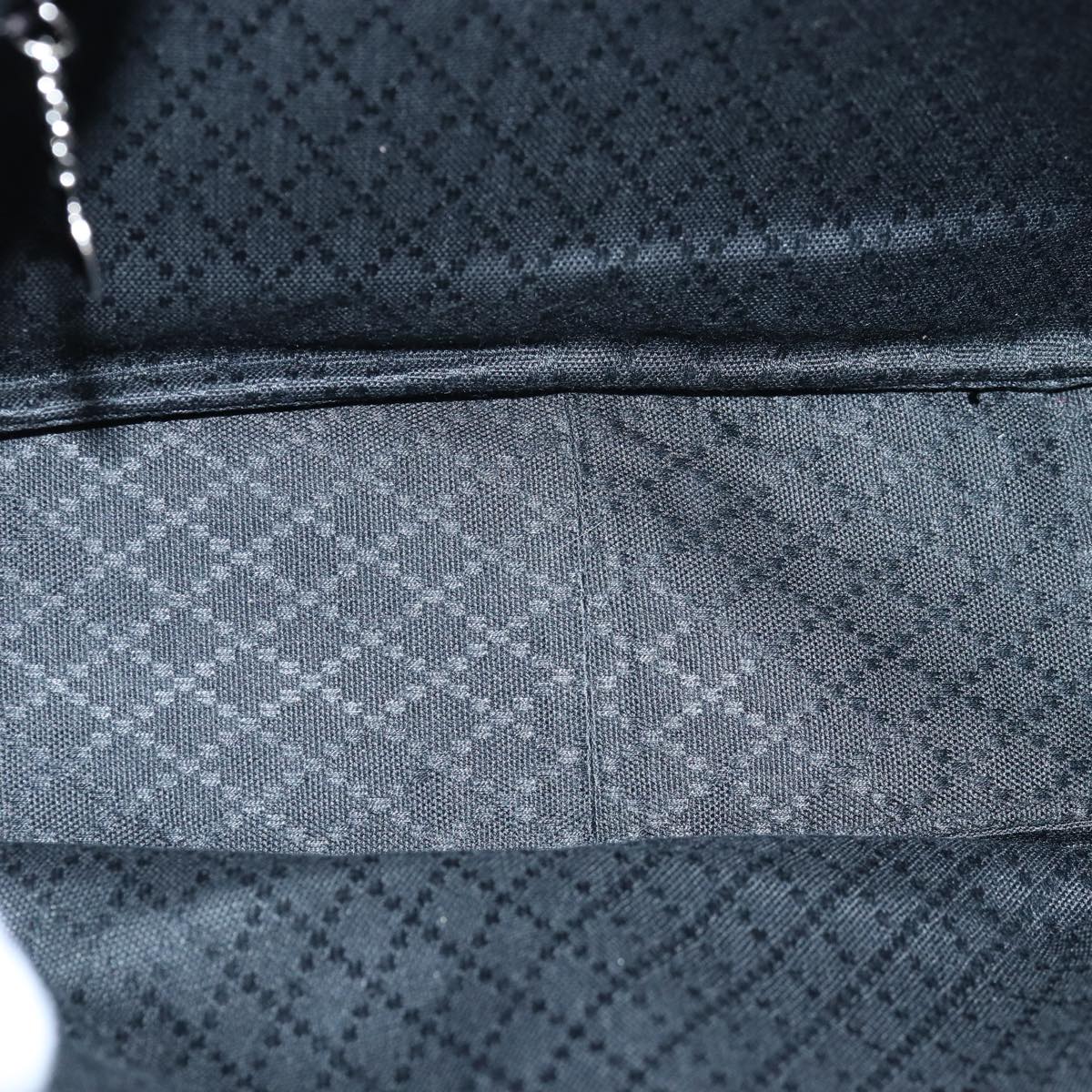 GUCCI Bamboo Hand Bag Nylon Black 001 1638 3444 74233