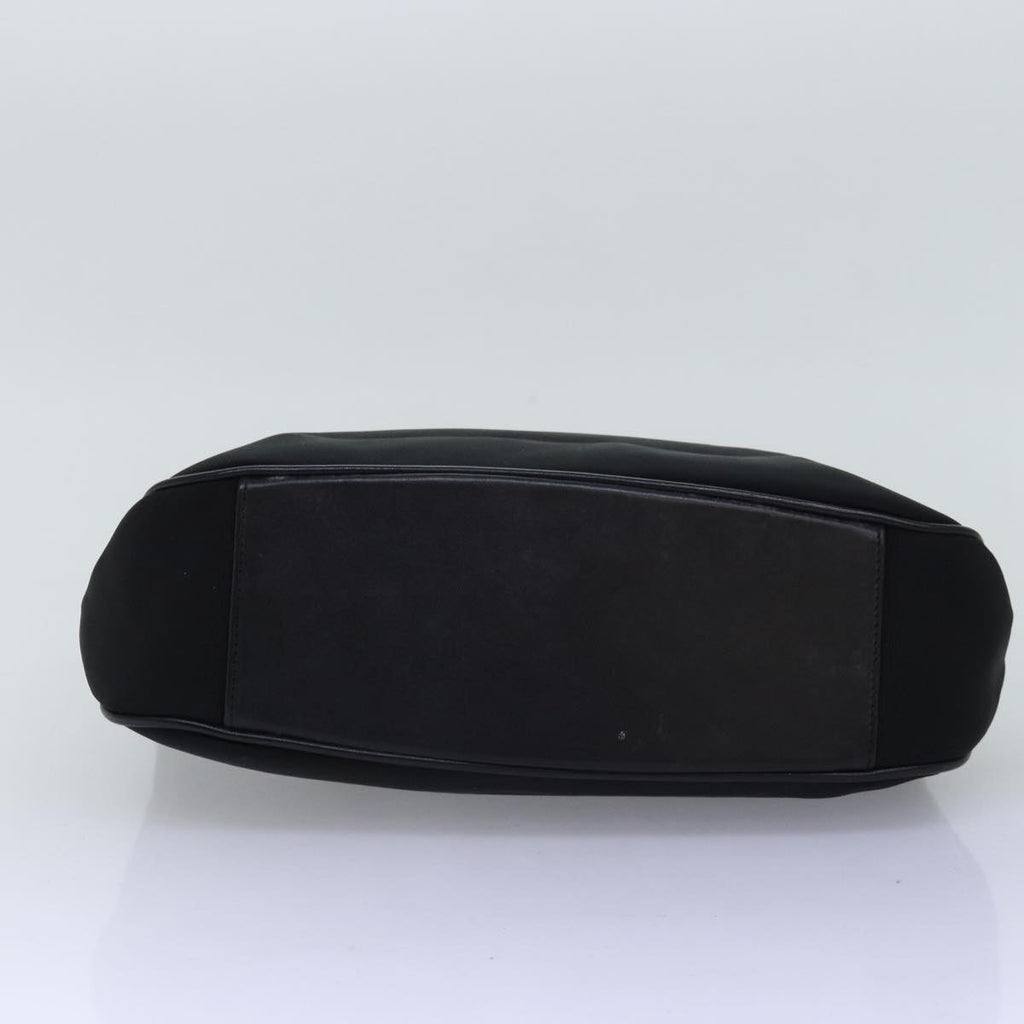 GUCCI Bamboo Hand Bag Nylon Black 001 1638 3444 74233