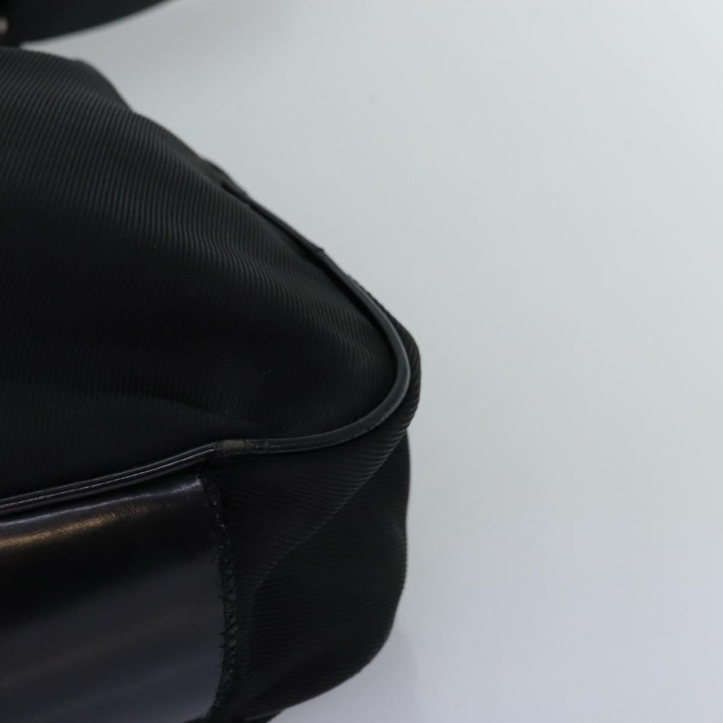 GUCCI Bamboo Hand Bag Nylon 2way Black 001 2058 1577 5 74234