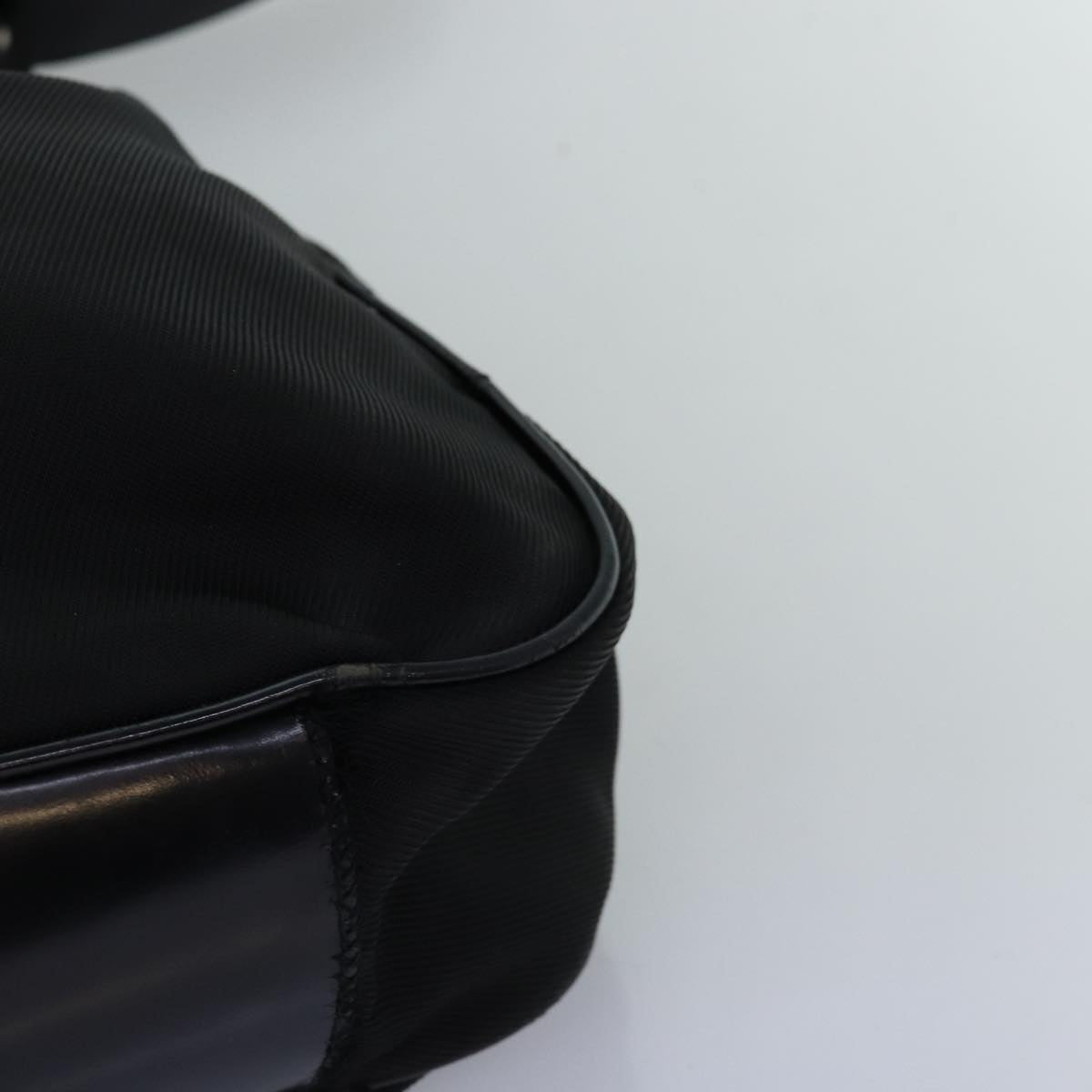 GUCCI Bamboo Hand Bag Nylon 2way Black 001 2058 1577 5 74234