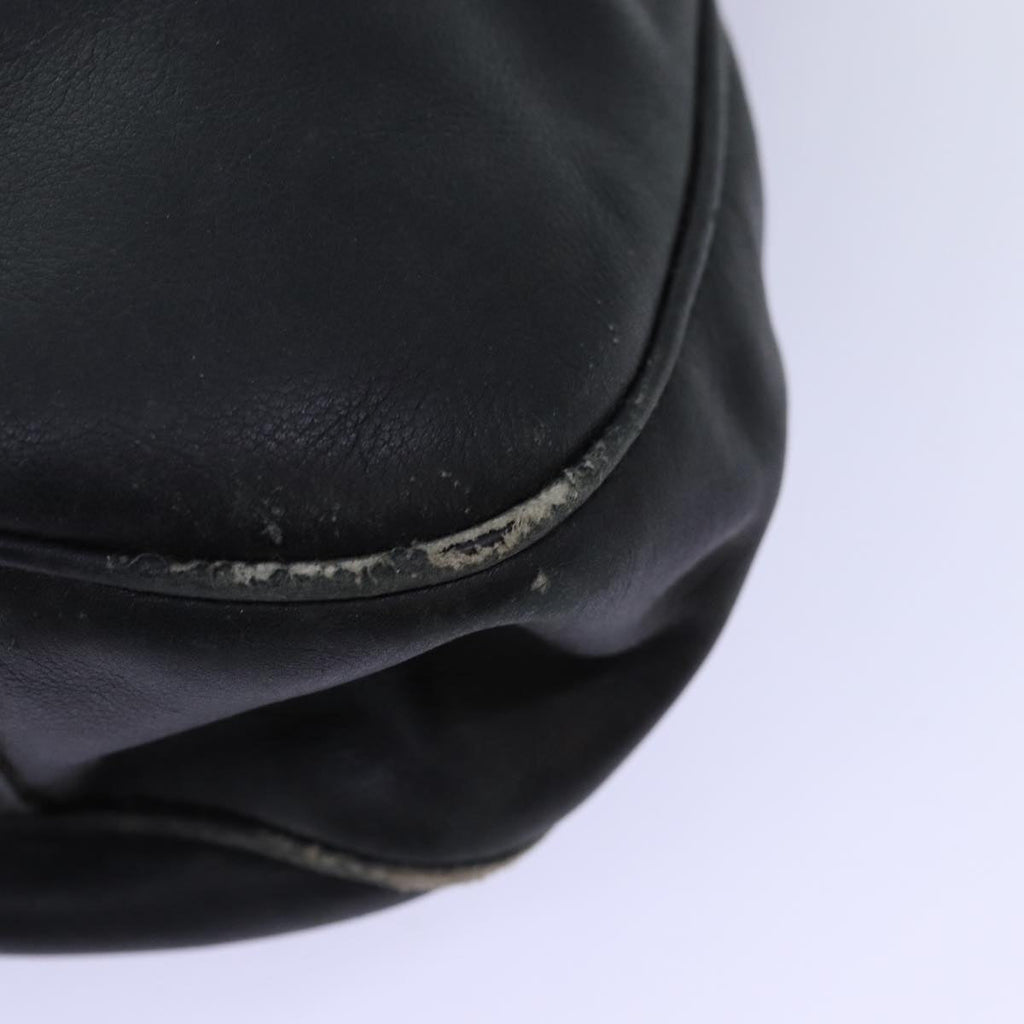 GUCCI Bamboo Shoulder Bag Leather 2way Black 001 123 1577 74262