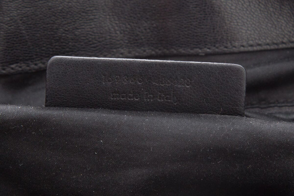 YSL Black & Gold Twist Closure Handbag