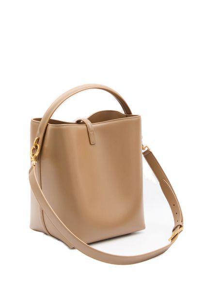 QUEENS M BROWN BASKET BAG