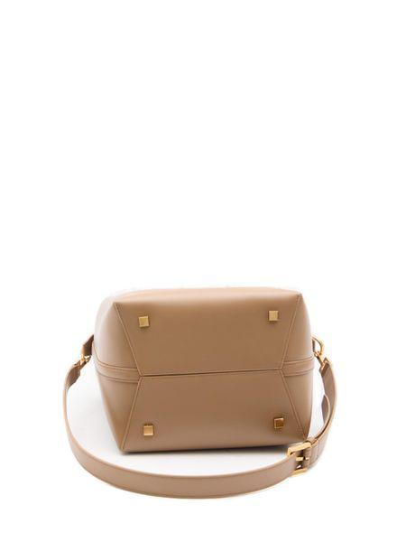 QUEENS M BROWN BASKET BAG