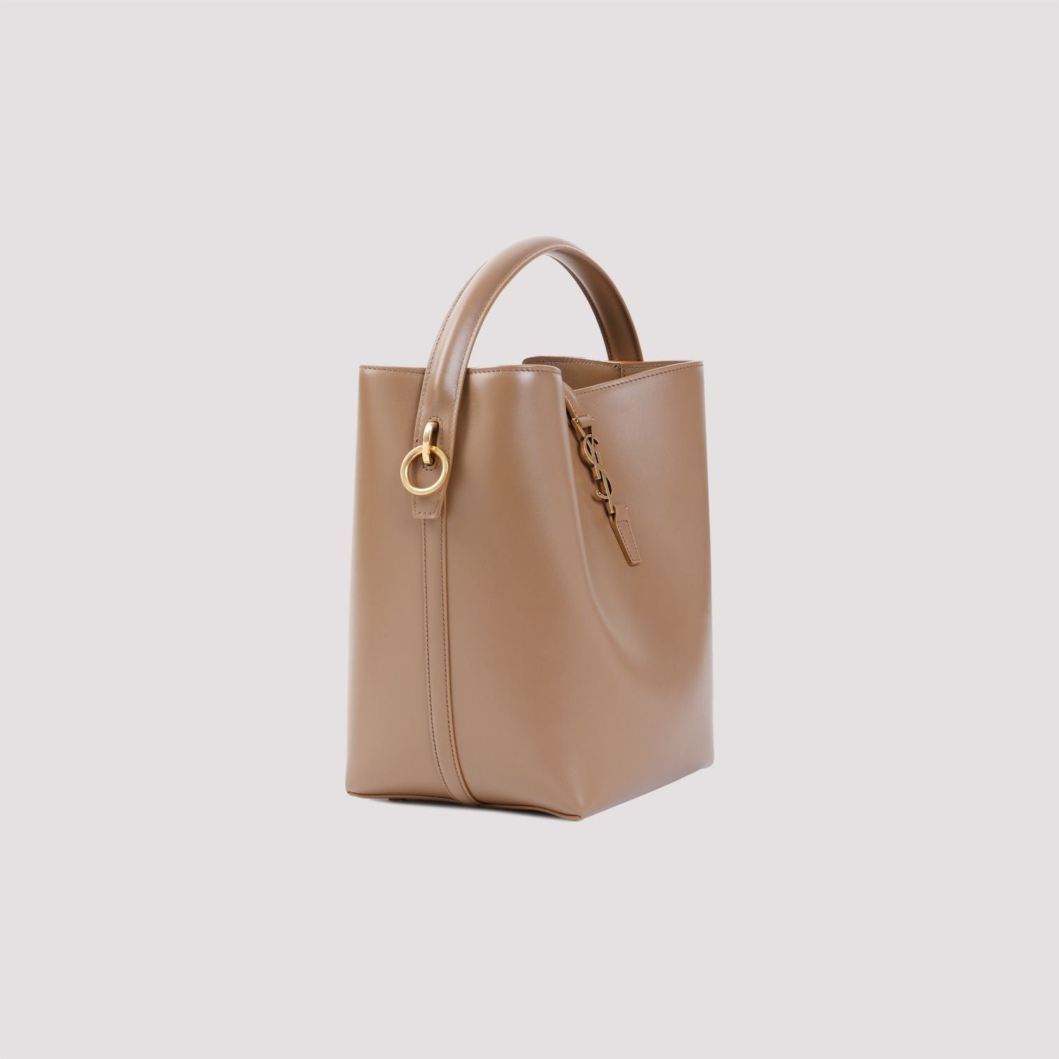 QUEENS M BROWN BASKET BAG