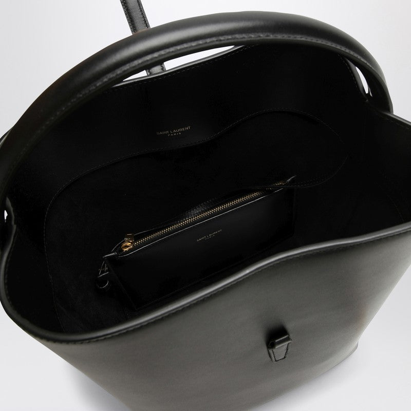 Saint Laurent Le 37 Black Leather Bucket Bag Women