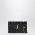 Saint Laurent Wallet With Chain Envelope Cassandre MatellassÃƒÆ’Ã‚Â© Black Women