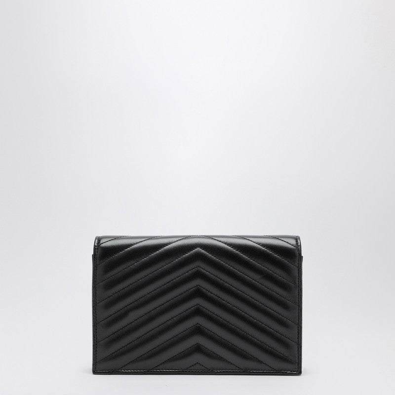 Saint Laurent Wallet With Chain Envelope Cassandre MatellassÃƒÆ’Ã‚Â© Black Women