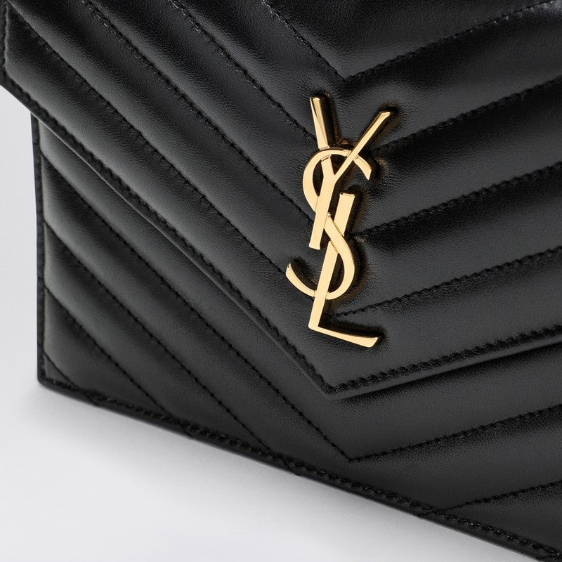 Saint Laurent Wallet With Chain Envelope Cassandre MatellassÃƒÆ’Ã‚Â© Black Women