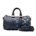 Louis Vuitton Monogram Water Keepall XS Mini Boston Bag Shoulder Bag 2WAY M57844 Water Color Navy PVC Leather  Louis Vuitton