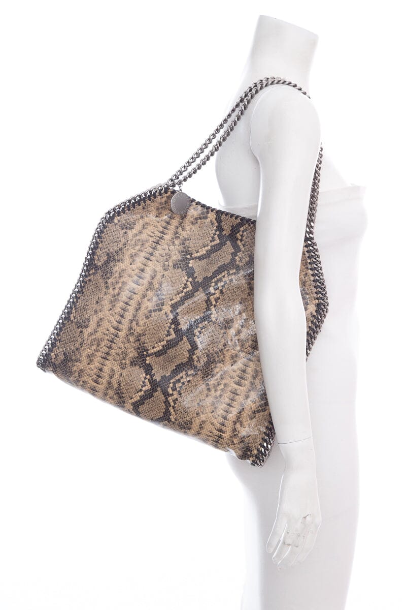 Stella McCartney Snake Skin Print Falabella Handbag