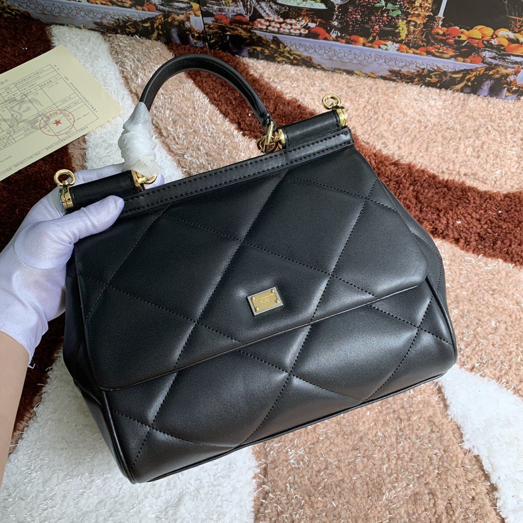 GLAMI MeGLAMIum Sicily Bag In Quilted Black For Women 10.2in/26cm GLAMI GLAMI6002AW59180999