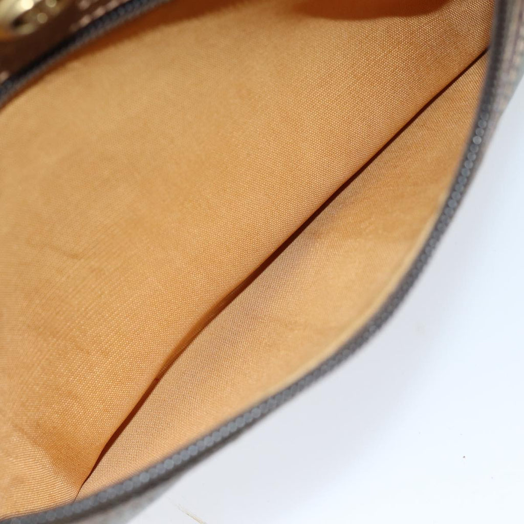 GUCCI GG Supreme Web Sherry Line Shoulder Bag PVC Beige 56 02 087 74416