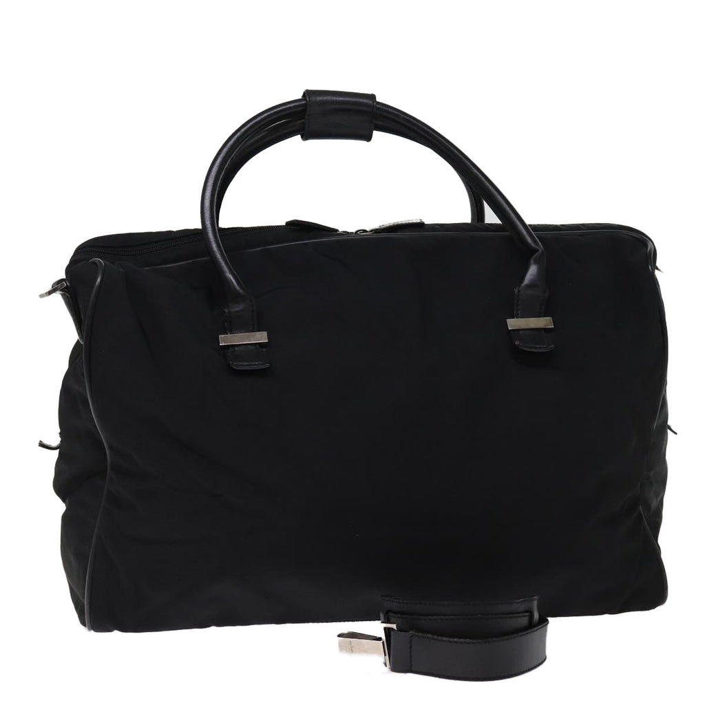 GUCCI Boston Bag Nylon 2way Black 74476