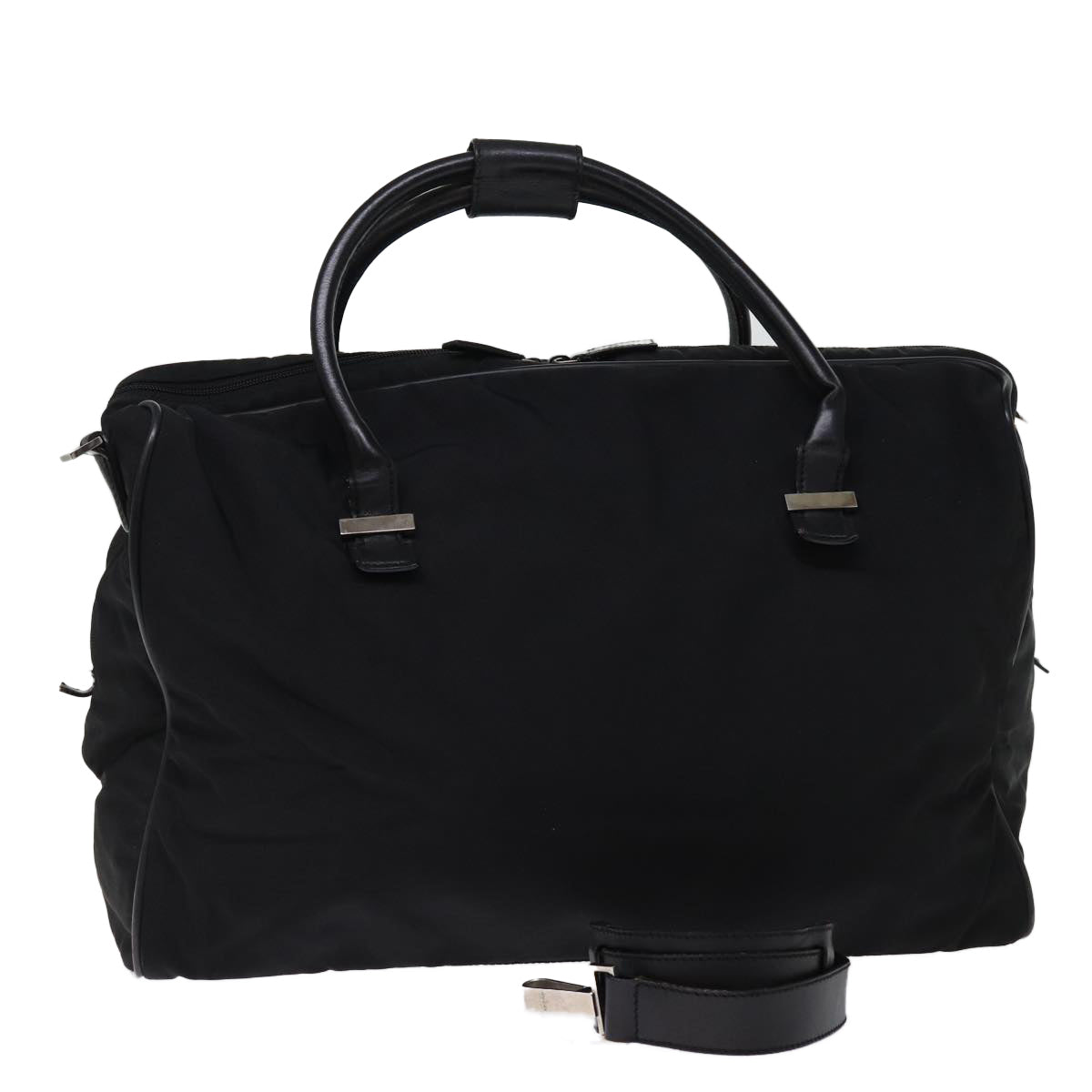 GUCCI Boston Bag Nylon 2way Black 74476