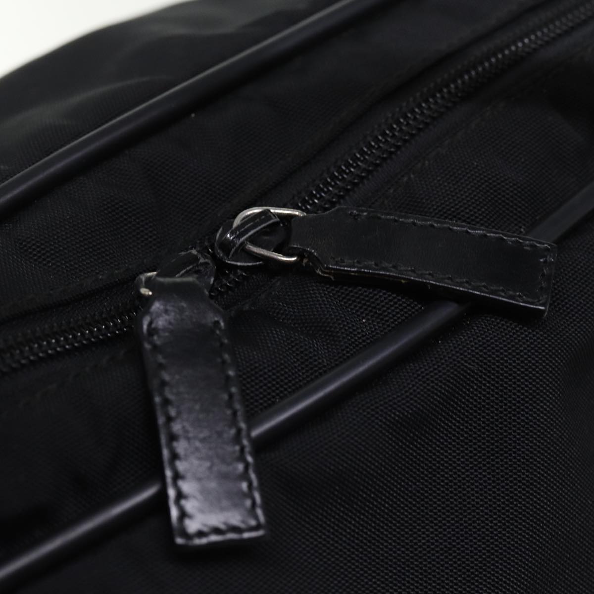GUCCI Boston Bag Nylon 2way Black 74476
