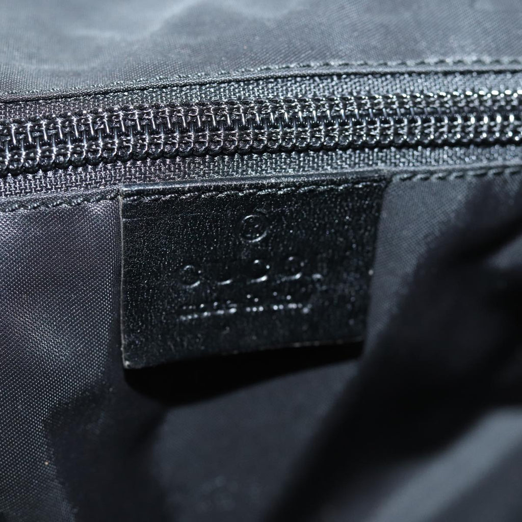 GUCCI Boston Bag Nylon 2way Black 74476