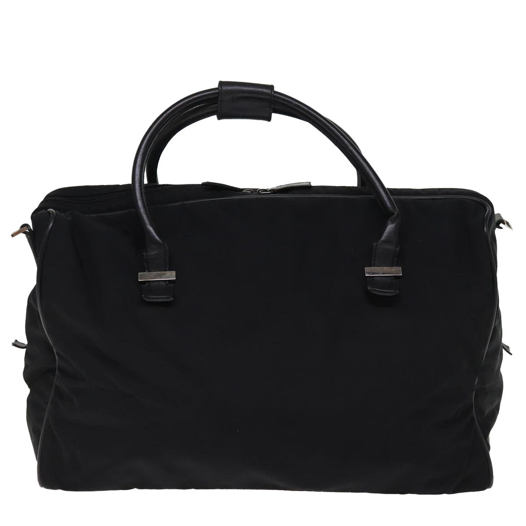 GUCCI Boston Bag Nylon 2way Black 74476