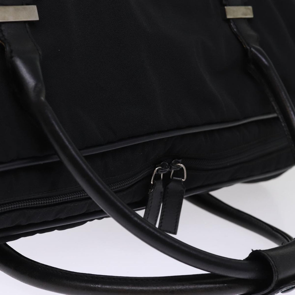 GUCCI Boston Bag Nylon 2way Black 74476