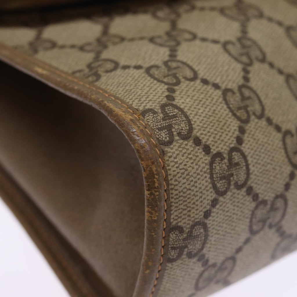 GUCCI GG Supreme Web Sherry Line Clutch Bag Beige Red Green 89 01 031 74490
