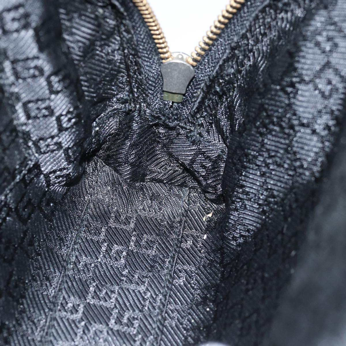 GUCCI Clutch Bag Nylon Black 108844 74493