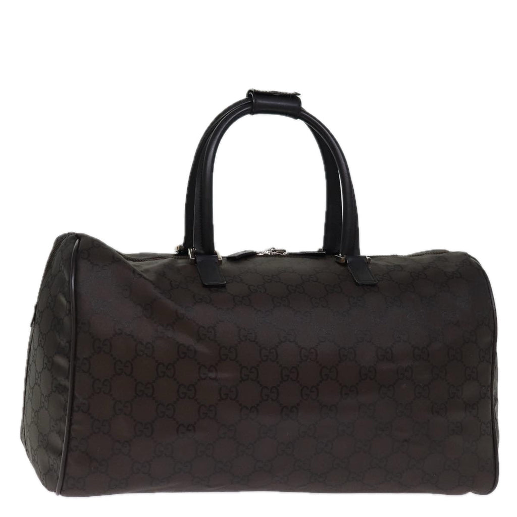 GUCCI GG Canvas Boston Bag Brown 012 0383 74553
