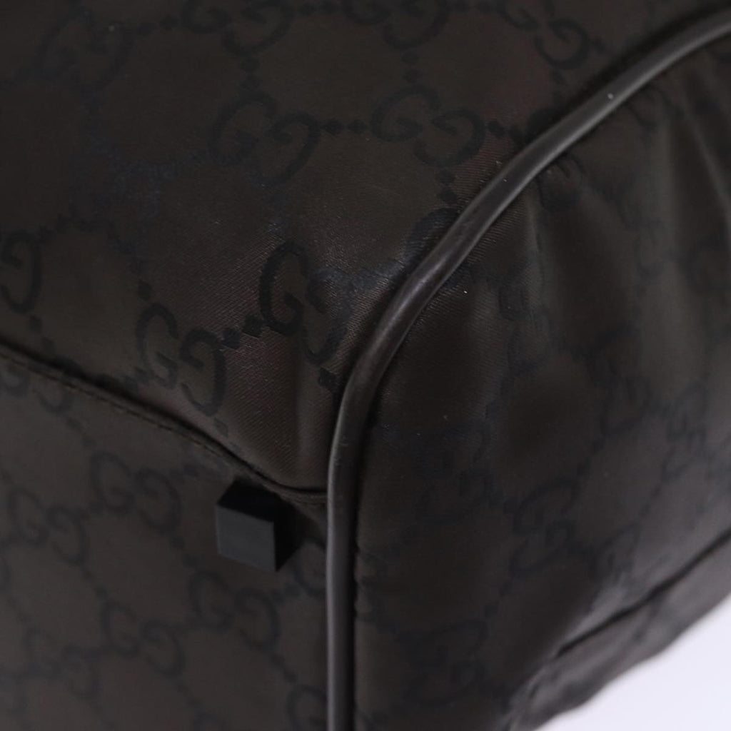 GUCCI GG Canvas Boston Bag Brown 012 0383 74553