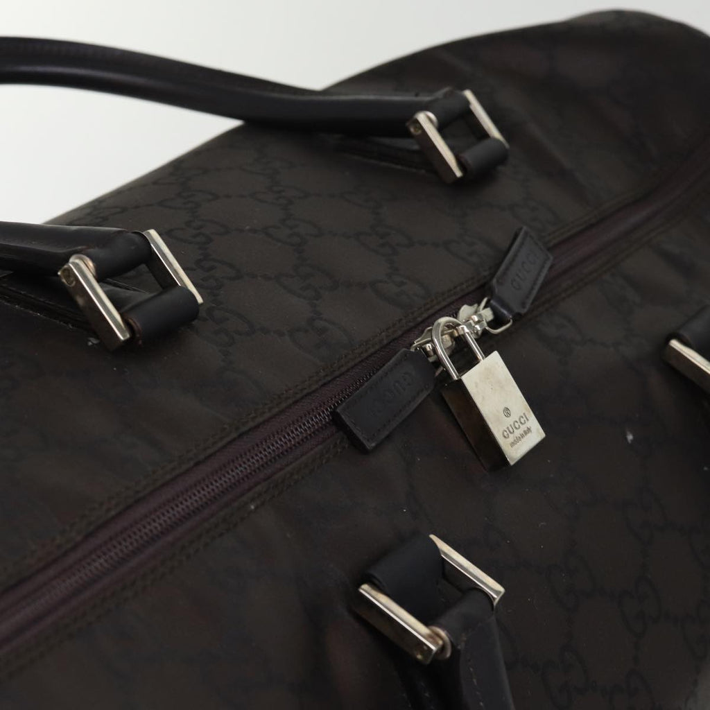GUCCI GG Canvas Boston Bag Brown 012 0383 74553