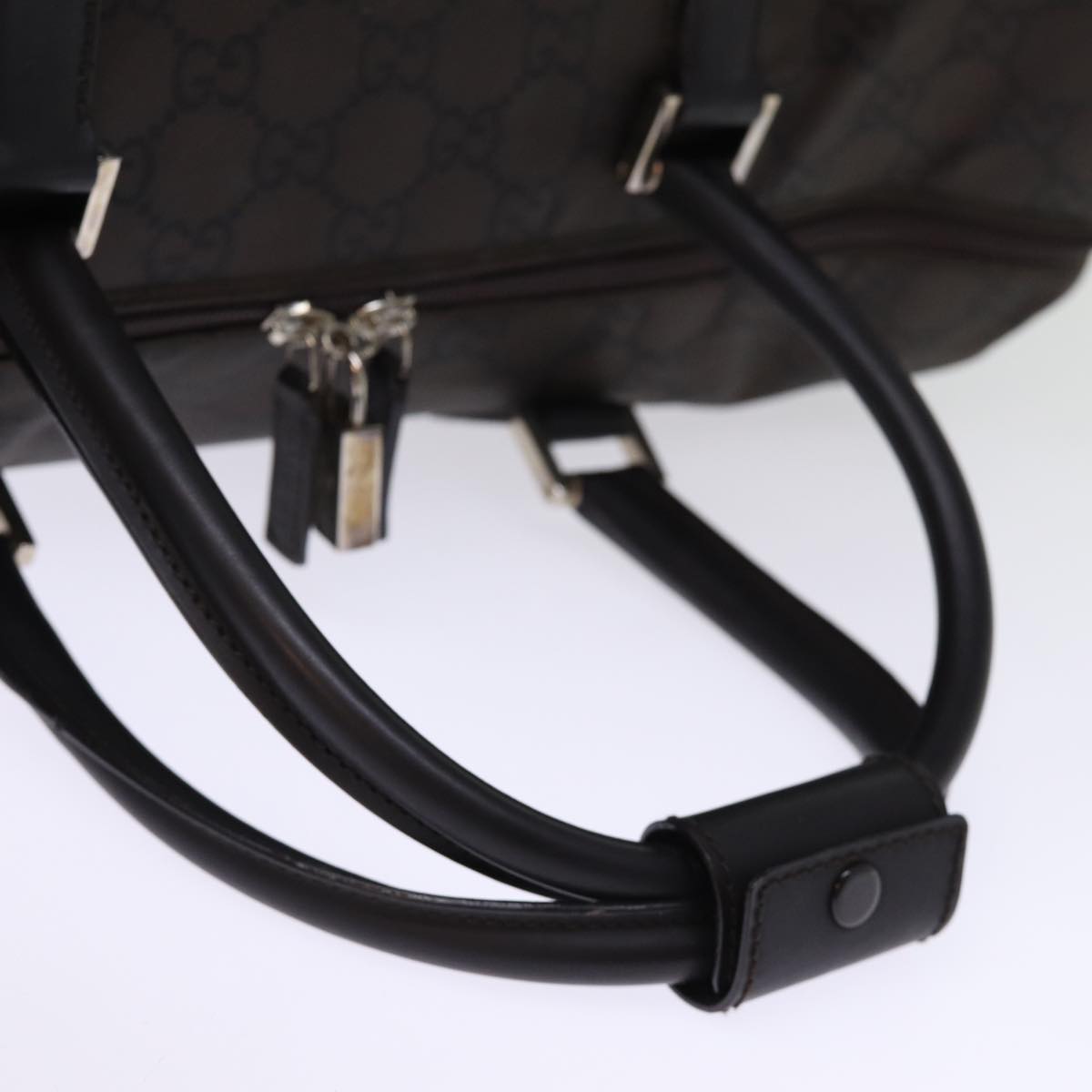 GUCCI GG Canvas Boston Bag Brown 012 0383 74553