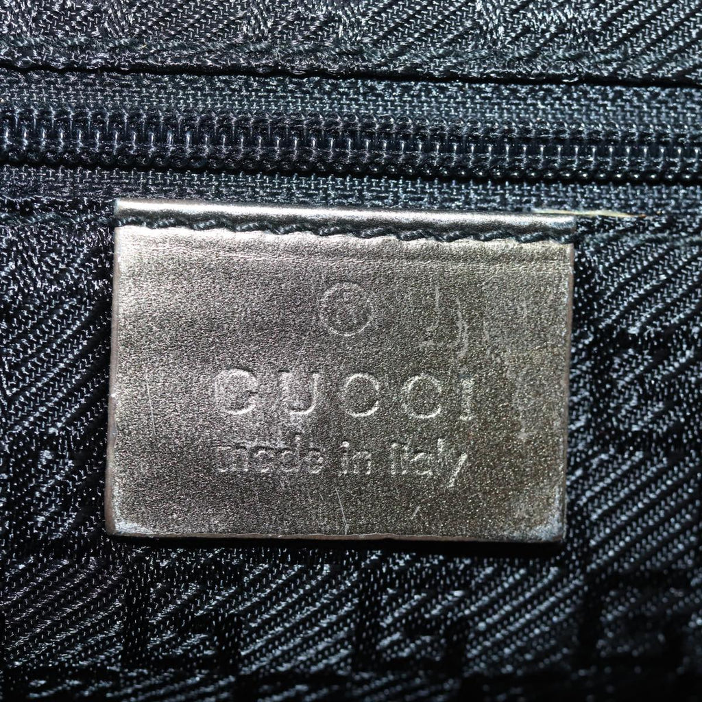 GUCCI Shoulder Bag Leather Gold 001 4113 2123 74555